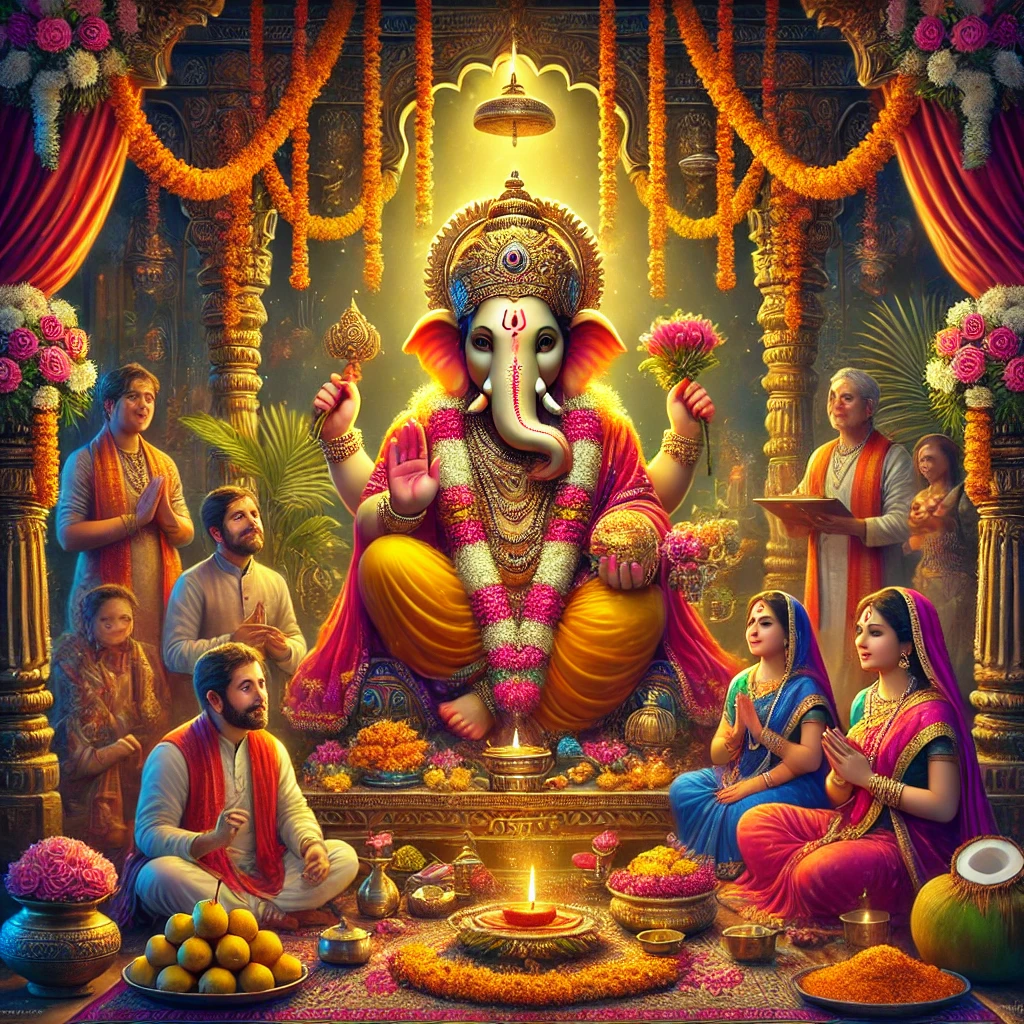 Ganesh Puja - hinduprist