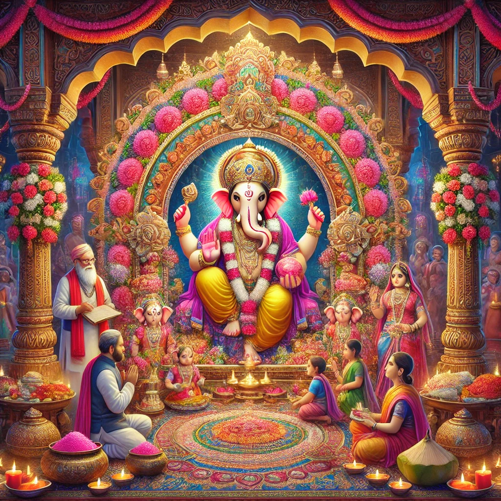 Ganpati Sthapna - hinduprist